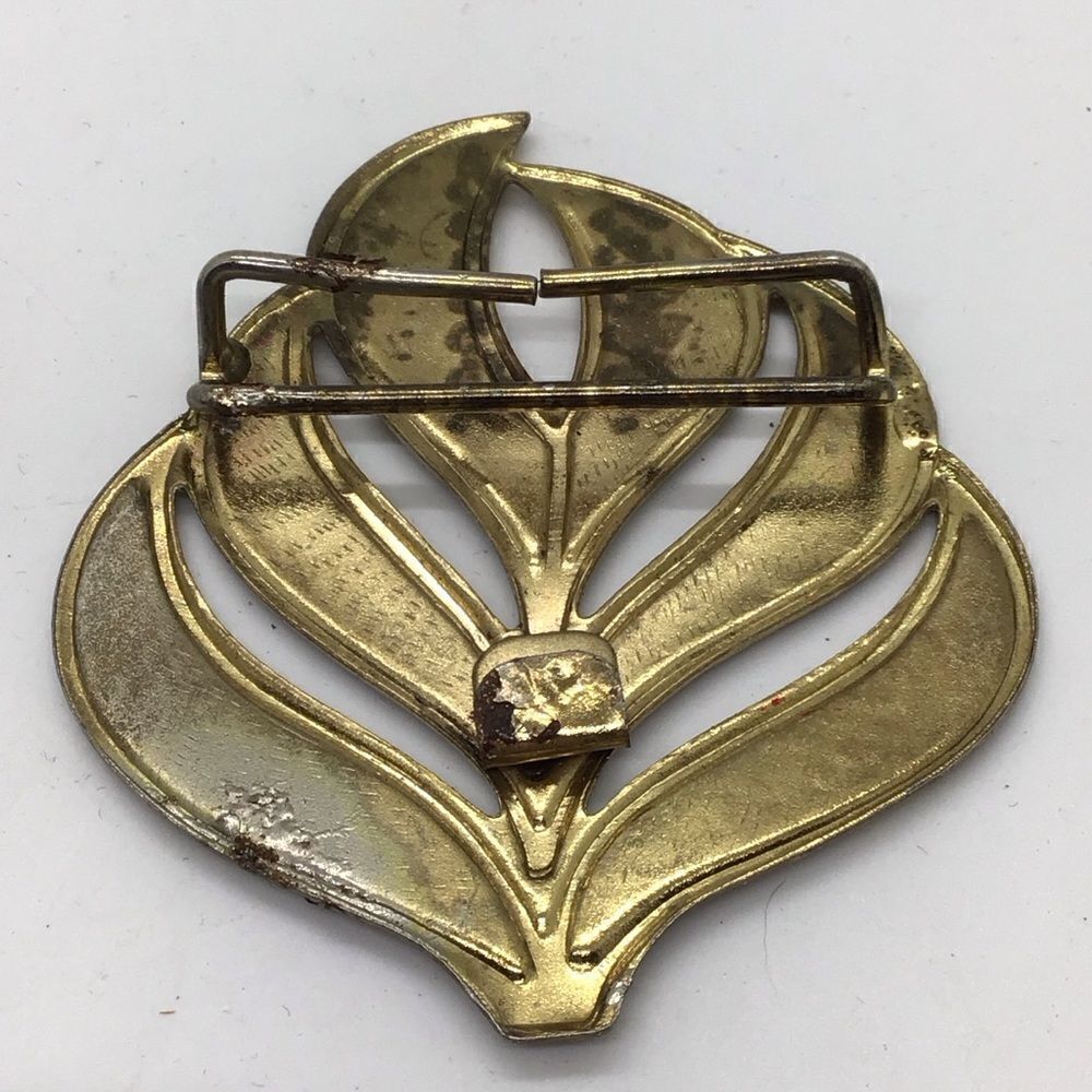 Lot of 2 Vintage Ladies Belt Buckles - Picture 4 of 5